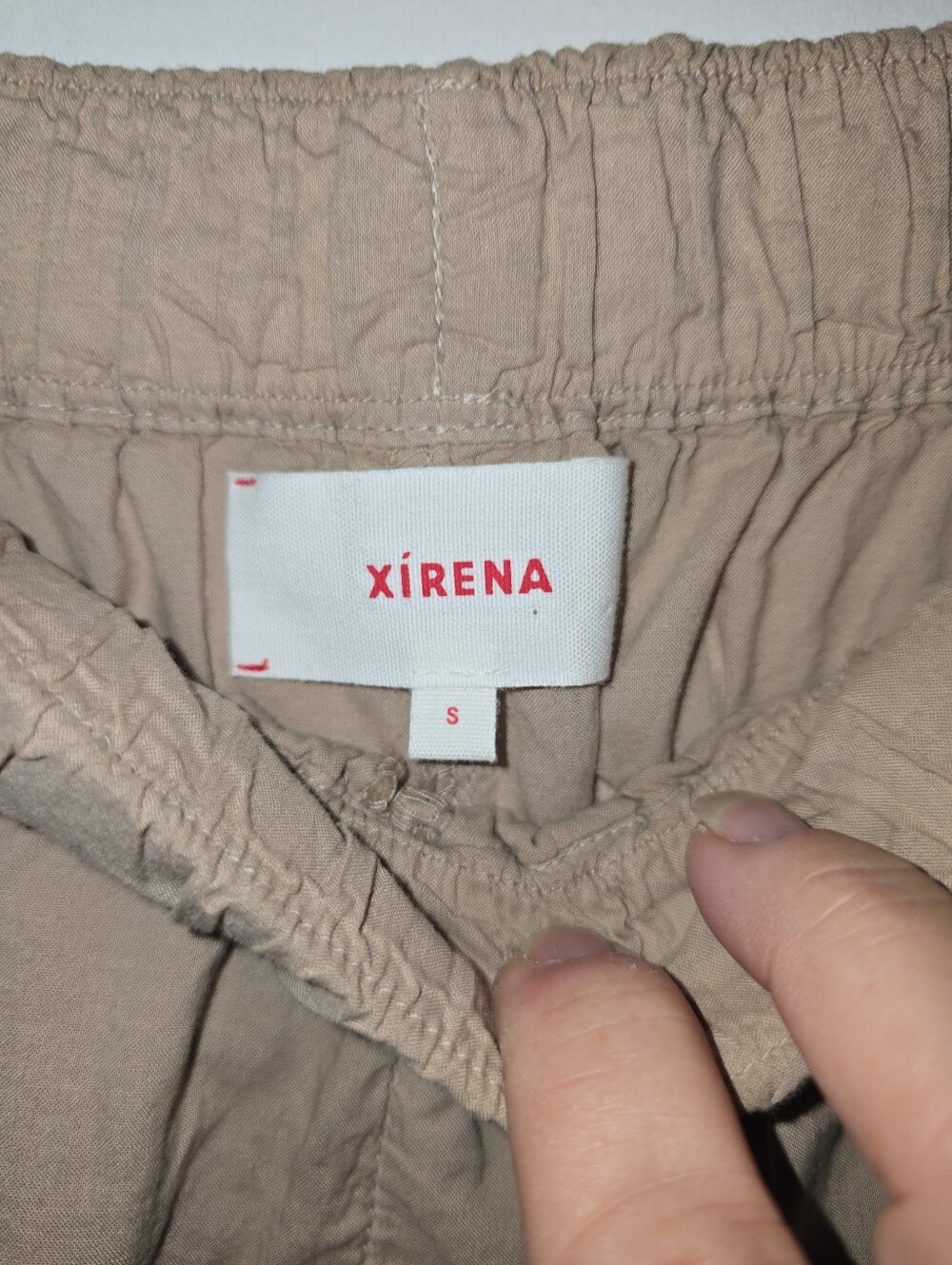 Xirena Parchment Draper Pants Cotton Poplin Small Casual Easy Slouchy - Picture 3 of 7